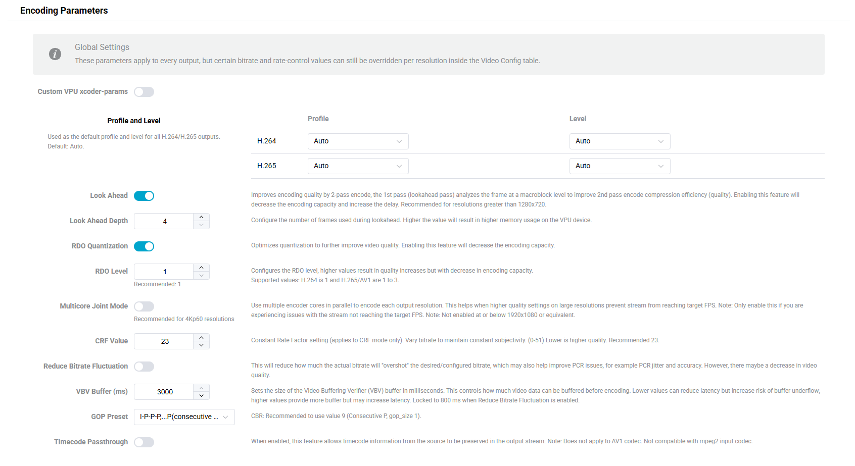 Edit Parameter Details