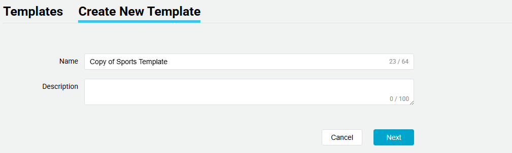 Duplicate Template